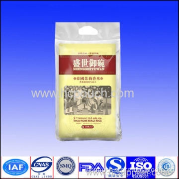 Stand Up Rice Packing Bag With See Through Window 